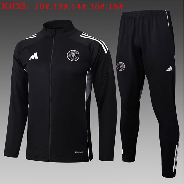 Kinder Trainingsanzug Inter Miami 2025-26 Schwarz 5